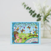 Heb een afspeelbare fantasie_ briefkaart (Staand voorkant)