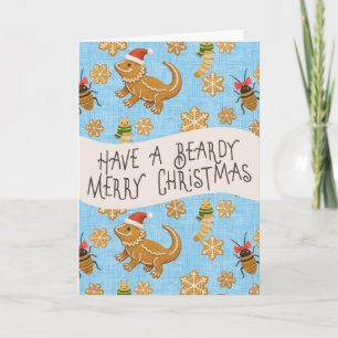Heb een Beardy Merry Christmas Kaart
