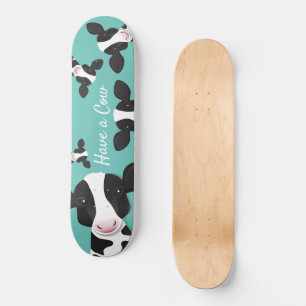 Heb een Blauwgroen zwarte rode, witte dierlijke il Skateboard