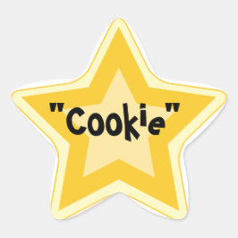 Heb een cookie - Sarcastische Gold Star Awards Ster Sticker