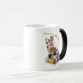 Heb een eitjes-cefale Pasen! Pasen Bunny Eggs Magische Mok (Voorkant rechts)