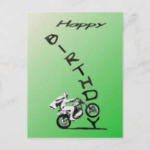 HEB EEN EVEL BIRTHDAY.green. Briefkaart
