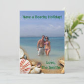 Heb een feestdag! | Tropische kerstkaart (Staand voorkant)