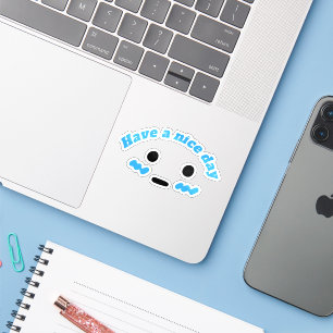 Heb een fijne dag Cute Sticker