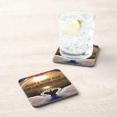 Heb een fijne dag en een fijne nacht. Silver Drankjes Onderzetter (Rechterzijde)