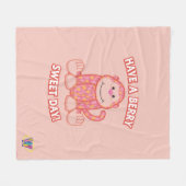 Heb een fijne dag op de Berry Fleece Deken (Voorkant (Horizontaal))