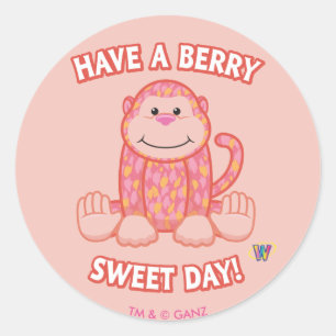 Heb een fijne dag op de Berry Ronde Sticker
