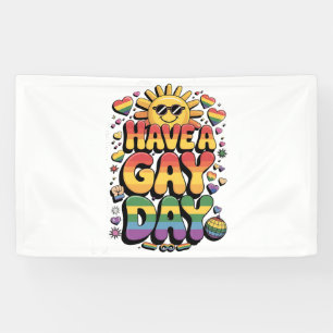 Heb een Gay Dag LGBT Pride Maand  Spandoek