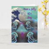 Heb een gelei van een Dag Giant Wave Kaart (Gele Bloem)