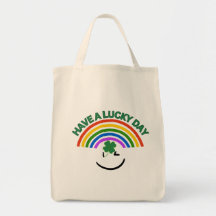 HEB EEN GELUKKIGE DAG - Positive Vibes Canvas tas