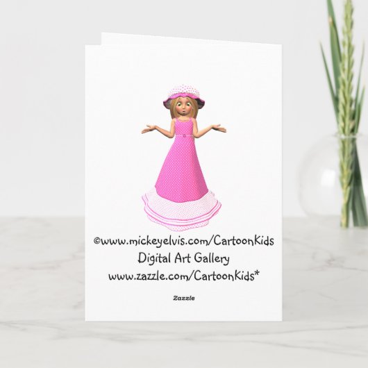 Heb een Gelukkige Pasen… Ijscoupe! Feestdagen Kaart (Achterkant)