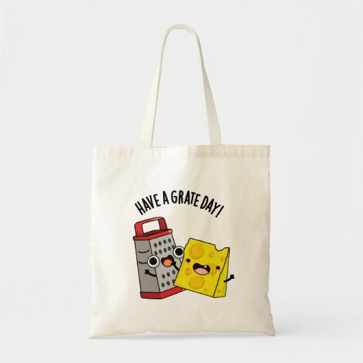 Heb een geweldige dag grappige kaas woordspeling tote bag (Voorkant)
