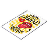 Heb een goede hart mond notitieboek (Linkerzijde)