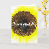 Heb een grote dag! kaart (Gele Bloem)