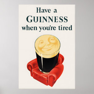 Heb een Guinness-posterprint  John Gilroy vintage Poster