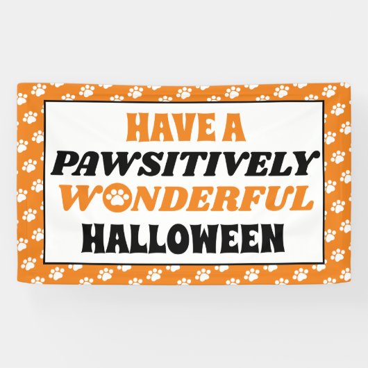Heb een handige halloween spandoek (Horizontaal)
