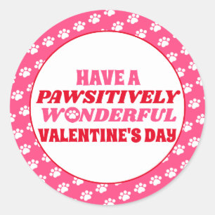 Heb een handige Valentijnsdag Ronde Sticker