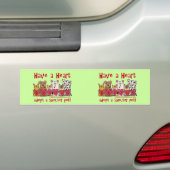 Heb een hart bumpersticker (Op auto)
