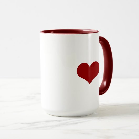 Heb een hart mok (Voorkant rechts)