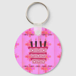 Heb een heerlijk gelukkige verjaardag sleutelhanger