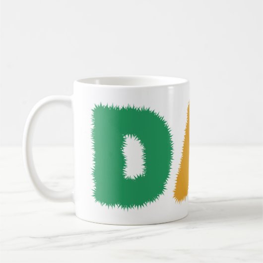 Heb een heerlijke dag papa je verdient het! koffiemok (Links)