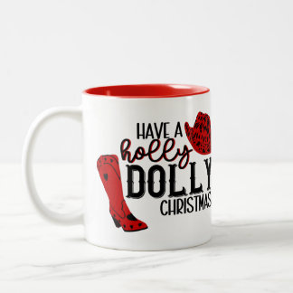 Heb een Holly Dolly Mok met Kerstkoffie