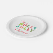 Heb een Holly Jolly Bord met kleurrijk kerstpapier (Gekanteld)