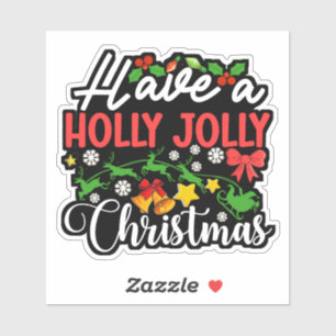 Heb een Holly Jolly Christmas-86096 Sticker