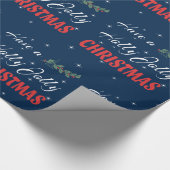 Heb een Holly Jolly Kerstmis Cadeaupapier (Hoek)