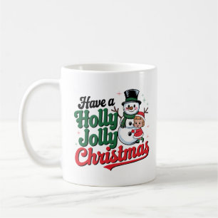 Heb een Holly Jolly Kerstmis Koffiemok