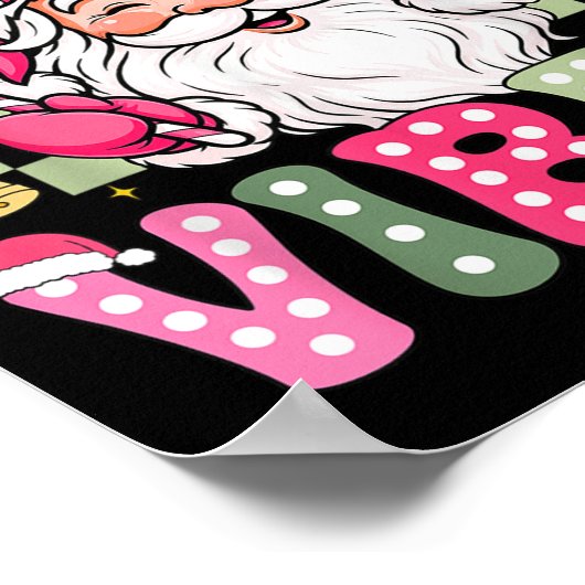 Heb een Holly Xmas Jolly Christmas Coquette Vibes Poster (Hoek)