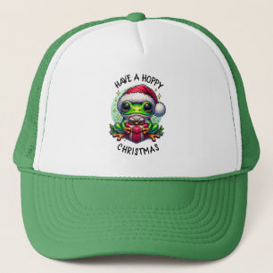 Heb een hoppy kerst   Kikkerbilletjes Trucker Pet