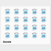 Heb een Ice Day Grappige Ice Cube Pun Ronde Sticker (Vel)