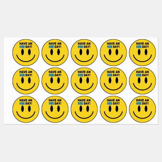HEB EEN IJSDAG STICKERS  (Vel)