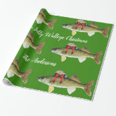 "Heb een Jolly Walleye Kerstmis" Cadeaupapier (Uitgerold)