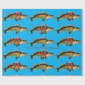 "Heb een Jolly Walleye Kerstmis" Cadeaupapier (Vlak)