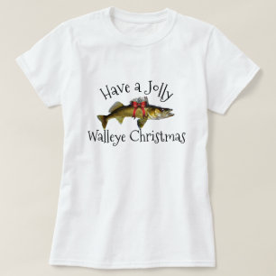"Heb een Jolly Walleye Kerstmis" T-shirt