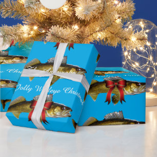 "Heb een Jolly Walleye kerstpapier" Cadeaupapier