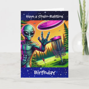 Heb een ketting rammelende verjaardag   Disc Golf  Kaart