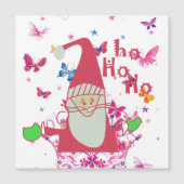 Heb een kleurrijke Hohoho liefdevolle kerstvlinder (Voorkant)