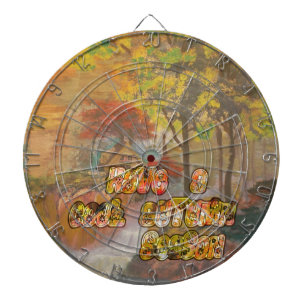 Heb een koele herfstseizoen  Art Print Dartbord