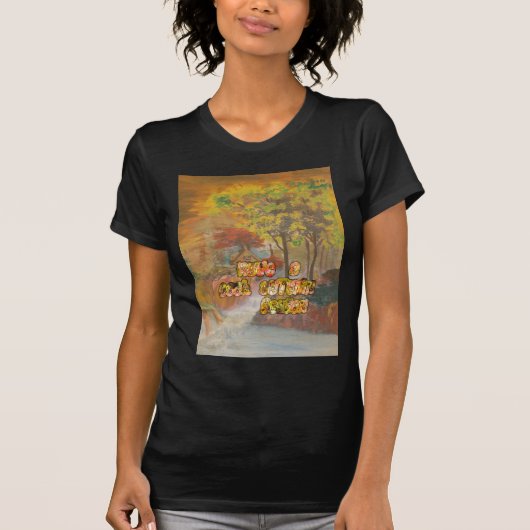 Heb een koele herfstseizoen Art Print T-shirt (Voorkant)