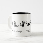 Heb een leuke afterlife kat mok (Voorkant links)