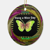 Heb een leuke dag in Hakuna Matata Text.png Keramisch Ornament (Links)