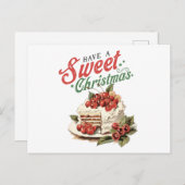 Heb een Lief Kerstfeest Feestdagenkaart (Voorkant / Achterkant)