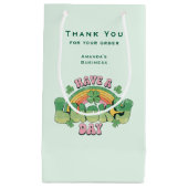 Heb een Lucky Day Retro Typography Business Klein Cadeauzakje (Voorkant)