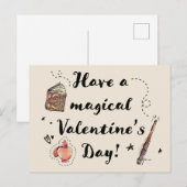 Heb een Magische Valentijnsdag Briefkaart (Voorkant / Achterkant)