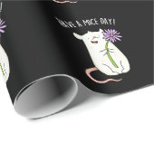 Heb een Mice Day Funny Mouse Pun Cadeaupapier (Rol Hoek)