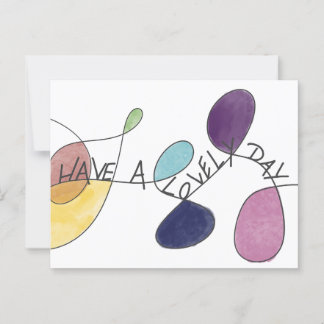 Heb een mooie dag briefkaart