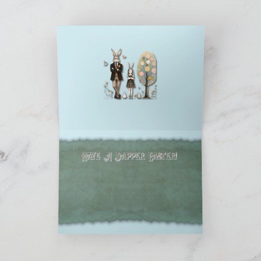 Heb een mooie Pasen! (Paasfeest Kaart) Bedankkaart (Binnen)